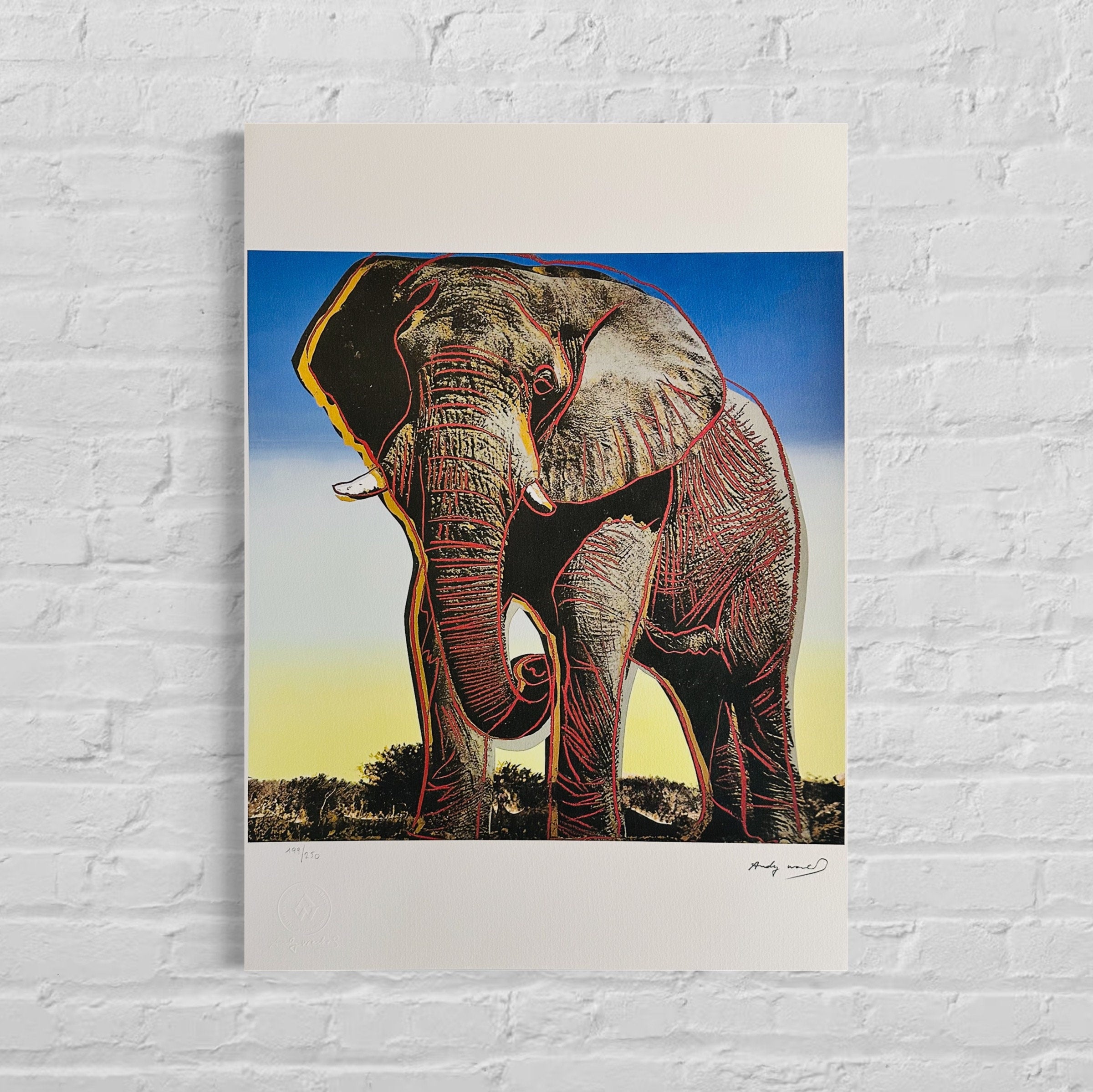 Andy warhol Olifant